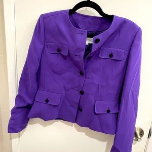 Purple Calvin Klein Blazer